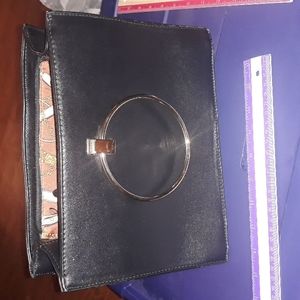Black structured purse